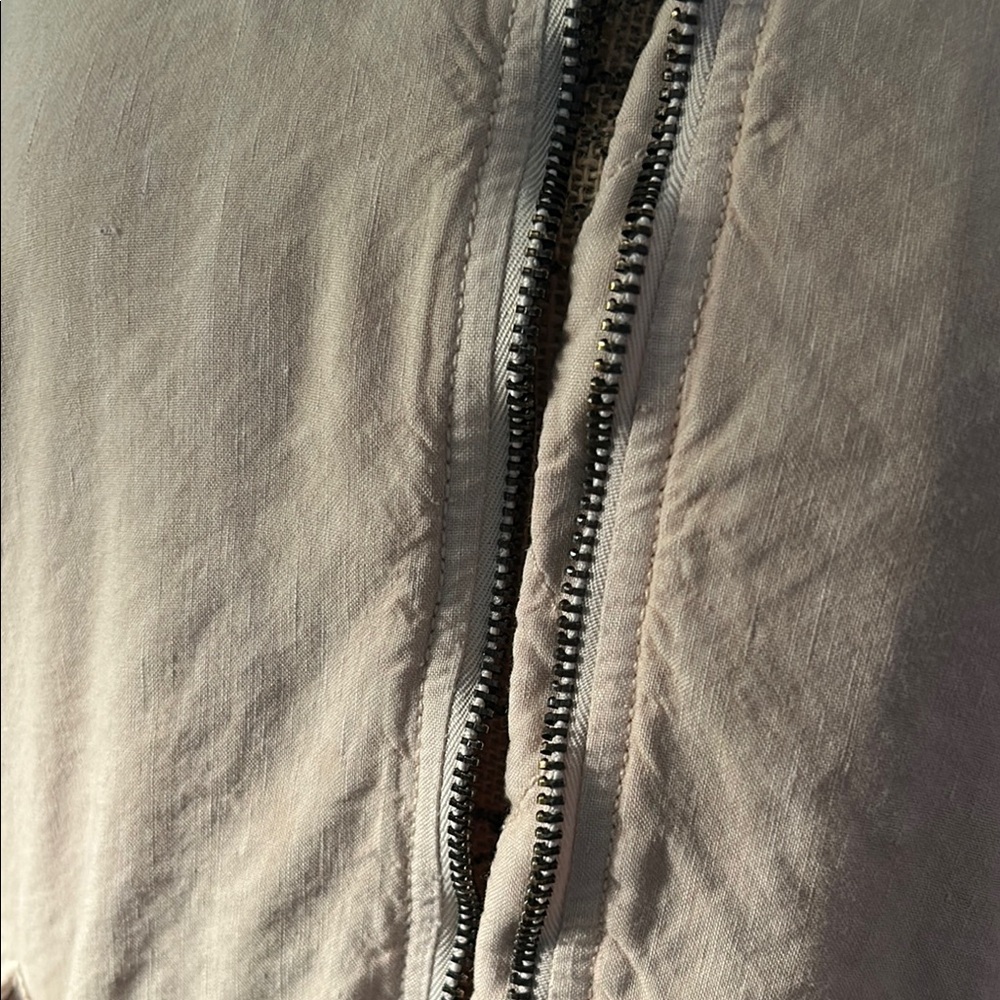 Free People Cream Bomber Jacket - Picture 5 of 14